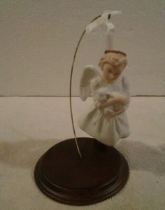 Hallmark Collector's Club 1993 Edizione Limitata Angelo Ornamento NOTIZIE DELICATE NUOVO CON SCATOLA - Foto 1 di 6