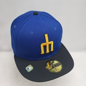 Seattle Mariners MLB New Era 59Fifty City Connect Cap Hat Size 7 1/4 - Picture 1 of 6