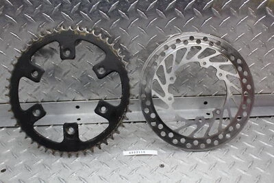 Honda CRF450R 2003 piñón trasero (50T) con rotor delantero (2,95 mm) Foto 1 de 4