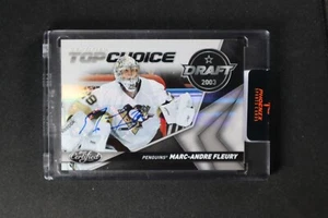 2010-11 Panini Certified Hockey Top Choice #7 Marc-Andre Fleury Auto Card #/10 - Picture 1 of 3