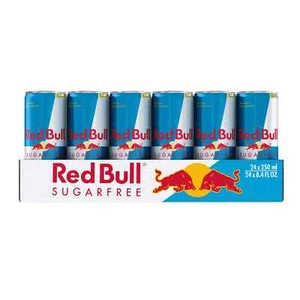 Redbull Sugar Free Energy Drink, 8.4 Fl Oz, 24 Cans (6 Packs of 4) NO SHIP TO CA - Picture 1 of 13