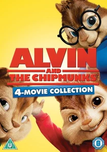 Alvin and the Chipmunks 1-4 (DVD) Josh Green Zachary Levi Jane Lynch Jason Lee - Picture 1 of 2