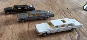 MAJORETTE LIMO LOT OF 3🔥 MATCHBOX🔥FRANCE NO.339 SCALE 1/58 VERY CLEAN NO CHIP - Picture 1 of 12