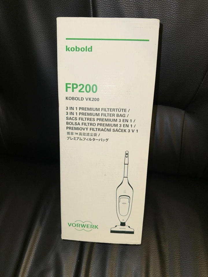 VORWERK FOLLETTO BLACK DEAL Original Vorwerk Filtertüten FP200 für VK200 oder RB7 Roboterstation