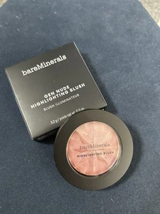 bareMinerals Gen Nude Highlighting Blush 3.2g Blush Illuminateur mauve glow BNIB - Picture 1 of 6