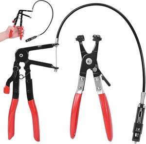 2 Pezzi Pinza per Fascette, Pinza Fascette Metalliche, Fascette Stringitubo, Set - Foto 1 di 7