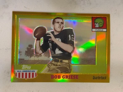 2005 Topps Chrome All American Gold Refractor Bob Griese /55 #31 - Image 1 of 2