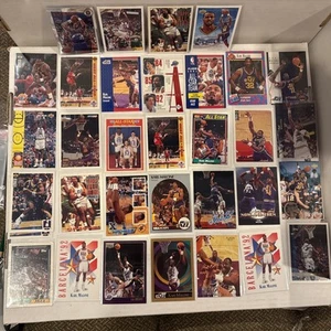 Karl Malone NBA Basketball Card Lot Of 33 HOF Inserts Utah Jazz Hall Of Fame - Picture 1 of 8