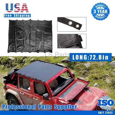 bikini Leather Top Sunshade Sun Shade fit Jeep Wrangler jk jkU 2007-2017 4-Dr Foto 1 de 4