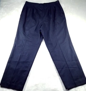 Vintage Pendleton Dress Pants Women’s 20W Black 100% Virgin Wool Retro USA Made - Picture 1 of 21