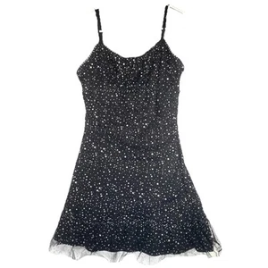 Altard State Milkmaid Babydoll Y2k Ballet Goth Tulle Metallic Dot Dress Womens S - Picture 1 of 15