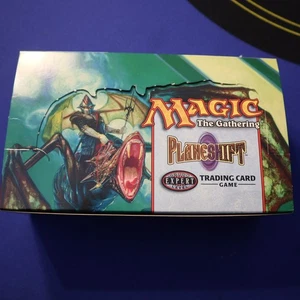 MTG: PLANESHIFT SET empty Booster Pack display box, NO CARDS, 2001 VG+ cond - Picture 1 of 4
