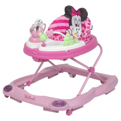Disney Baby Minnie Mouse Baby Walkers y Centro de Actividades, Música Rosa Brillo Foto 1 de 4