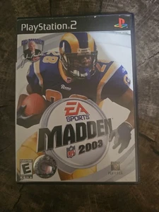 Madden NFL 2003 (Sony PlayStation 2, 2002) CIB mit Handbuch Hülle  - Bild 1 von 5
