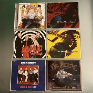 No Doubt Gwen Stefani 6 CD Import Lot Love Angel UK Bonus Spiderwebs Hella Good - Picture 1 of 13