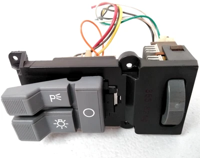 1988-1994 Chevy Silverado interruptor de farol painel acabamento moldura Tahoe 1992 88 94 V56 - Imagem 1 de 4