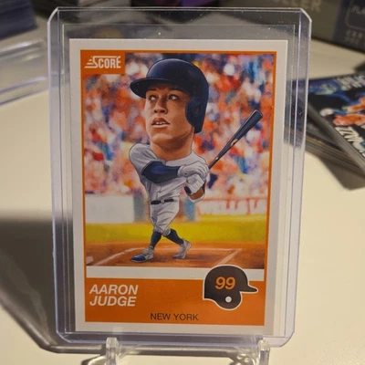 2019 Panini Chronicles - Score Aaron Judge Fat Head New York Yankee  - Image 1 of 2