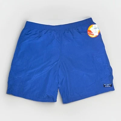 NWT - LL Bean Men’s Classic Supplex Sport Swim Trunk Board Short Cobalt Blue XXL - Image 1 of 4