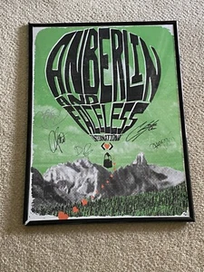 Anberlin und Faceless International signiertes Poster 18"x24" - Bild 1 von 4