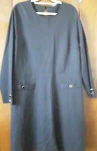 Size 24 Smart Black Dress George New with tags - Picture 1 of 4