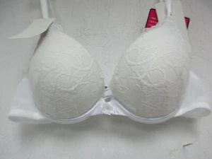 Lily Of France  Women's 2131701 Ego Boost Bra White Size 34B NWD!!! - Picture 1 of 4