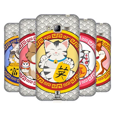 FUNDA DE GEL SUAVE HEAD CASE DESIGNS AMULETO DE LA SUERTE GATOS PARA TELÉFONOS SAMSUNG 3 Foto 1 de 4