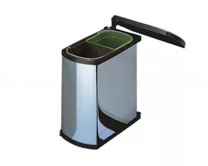 Hailo recolector de residuos dúo cubo de basura instalación germen giratorio cocinas cubo de residuos 3416101 - Imagen 1 de 9