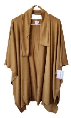 Lularoe Solid Yellow S/M Savannah Kaftan Wrap W/ Tie NEW! - Image 1 of 4