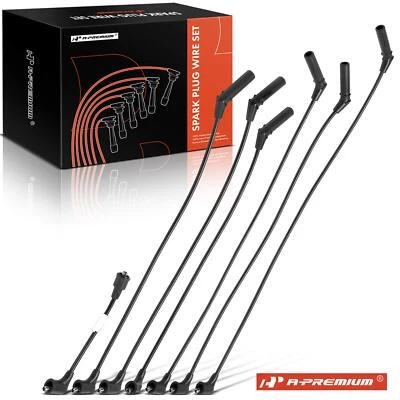 Nuevo juego de cables de bujía A-Premium 7x para Dodge Raider Ram 50 Mitsubishi Mighty Foto 1 de 4