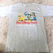 2000 Millennium Walt Disney World Celebrate The Future Hand In Hand T Shirt Tee