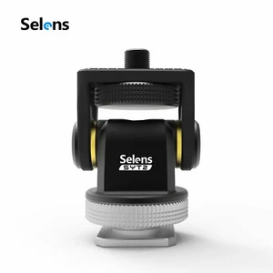 360° Mini Hot Shoe Mount Adapter Bracket Rotation for Camera LED Flash Light - Picture 1 of 12