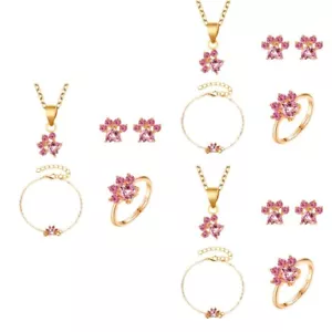 3 Sets Schmuckset Für Besondere Anlässe Katzenpfoten-Armband Fräulein - Bild 1 von 12