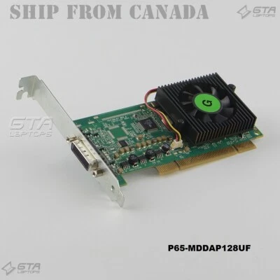 Matrox P650 P69-P65-MDDAP128UF 128MB DVI PCI Graphics Card Full Height - Image 1 of 4