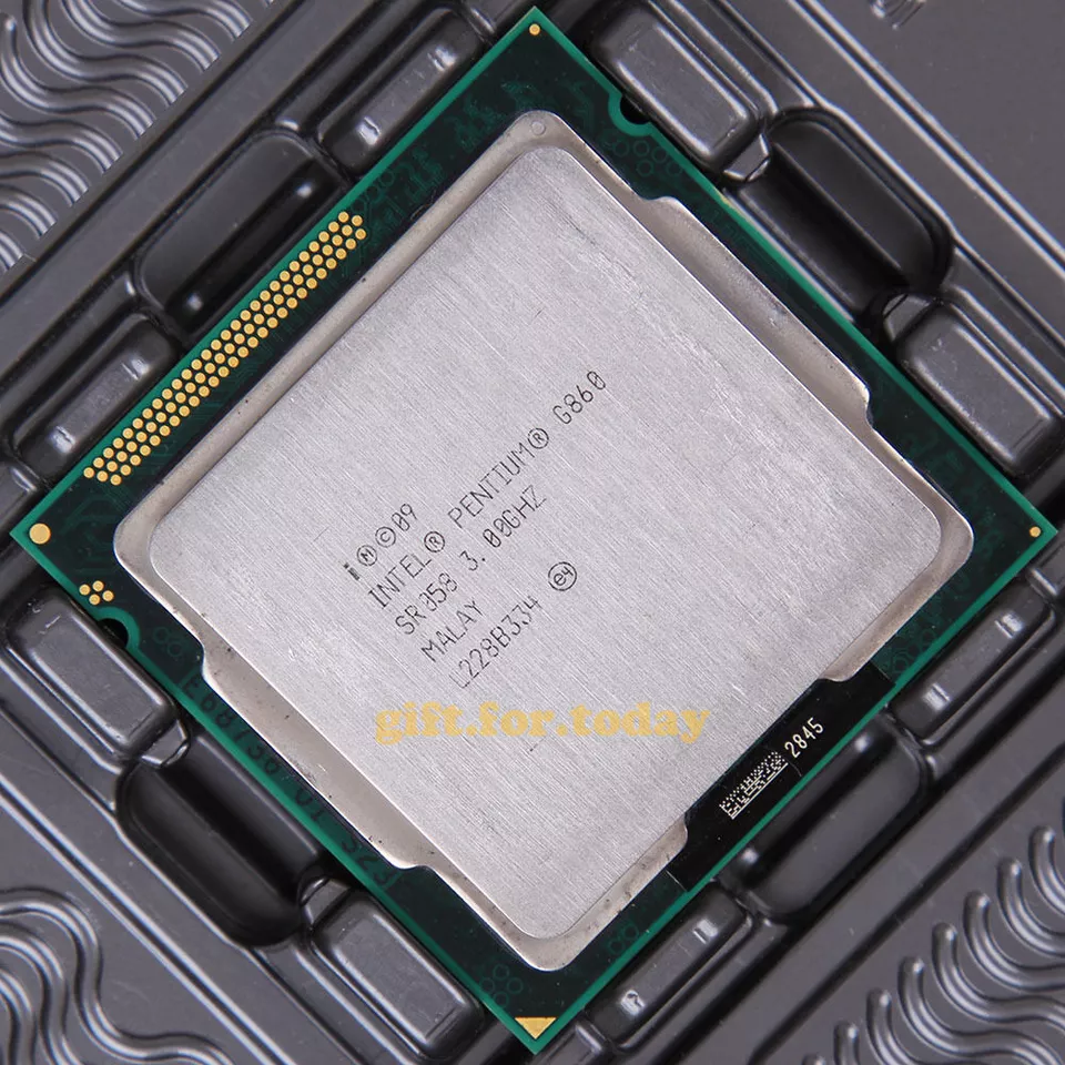Original Intel Pentium G860 3 GHz Dual-Core (BX80623G860) Processor CPU - Image 1 of 1