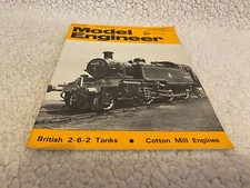 MODEL ENGINEER MAGAZINE #3318 BRITISH 2-6-2 TANK LOCOMOTIVES. COTTON MILL ENGINE