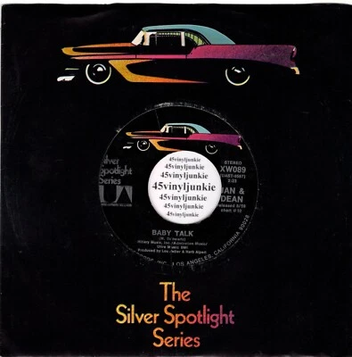 Jan and Dean NM 45 rpm "Baby Talk" b/w "Jennie Lee" Foto 1 de 2