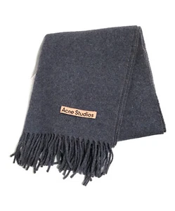 Acne Studios Scarf 200cm 78″ 45cm 17″ wool navy - Picture 1 of 5