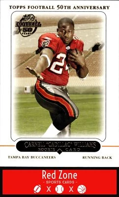 2005 Topps - #438 Carnell "Cadillac" Williams NM Set Break. - Image 1 of 2