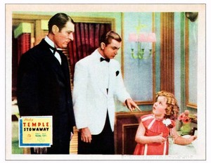 Stowaway lobby card Arthur Treacher Robert Young Shirley Tem 1936 Movie Photo