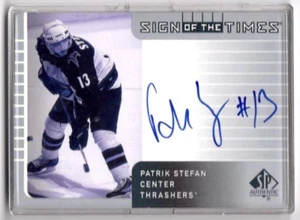 2001-02 SP Authentic Sign of the Times #PS Patrik Stefan - Picture 1 of 1