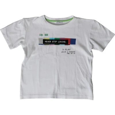Camiseta DOLCE & GABBANA Niños Blanca Estampado Gráfico Cuello Redondo s. Etiqueta 5 años 230usd Foto 1 de 4
