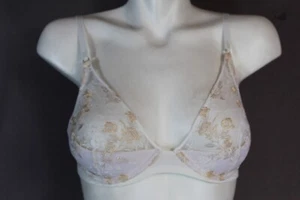 NATORI 726234 Underwire Unlined Sheer Plunge Push-up Bra  Size 32C - Picture 1 of 7