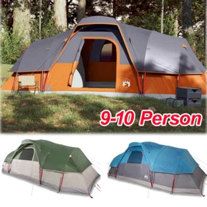 9-10 Man Person Family Tent Portable Tent Waterproof Outdoor Camping Festival - Picture 1 of 20