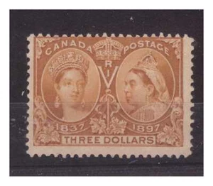 Kanada 1897 Qv Jubilee - 3 Dollars Mint Hinged - Picture 1 of 2