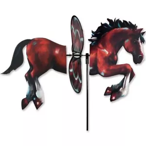 29 x 27" Deluxe BAY HORSE Petite Ground Wind SPINNER decorazione giardino, Premier 24816 - Foto 1 di 1