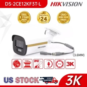 Cámara Hikvision ColorVu 3K 5MP fija 3,6 mm DS-2CE12KF3T-L - Imagen 1 de 1