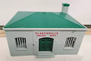 Plasticville Police Department Station Built HO Scale - Picture 1 of 7
