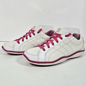 Zapatos de golf Footjoy LoPro para mujer talla 7,5 M cuero blanco rosa sin clavos 97246 - Imagen 1 de 9