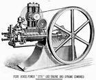 ÉDITION TRÈS LIMITÉE env. ANNÉES 1890 OTTO VANNE À GAZ MOTEUR À GAZ CATALOGUE PA