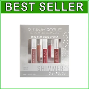 Glamorous Sunset Trio Mini Liquid Lipsticks - Soft Light, Day Rate, Film Noir - Picture 1 of 9